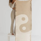Öko Living - Yin-Yang Clay - Naturally Dyed Herbal Yoga Mat 7mm
