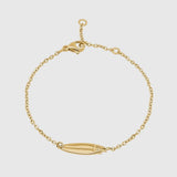 Waterproof Surfers Jewelry Shortboard Bracelet - GOLD
