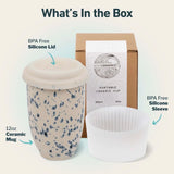 Artisan Ceramic Travel Mug - (various colors available in shop)
