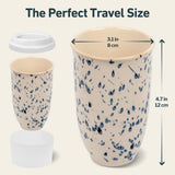 Artisan Ceramic Travel Mug - (various colors available in shop)