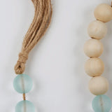 Sea Glass & Wood Garland (decorative)
