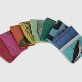 Upcycled Wallet w/ multi pockets & snap closure - Malia Designs