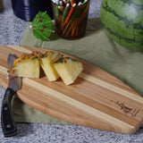 Bamboo Cutting Board - small surfboard
